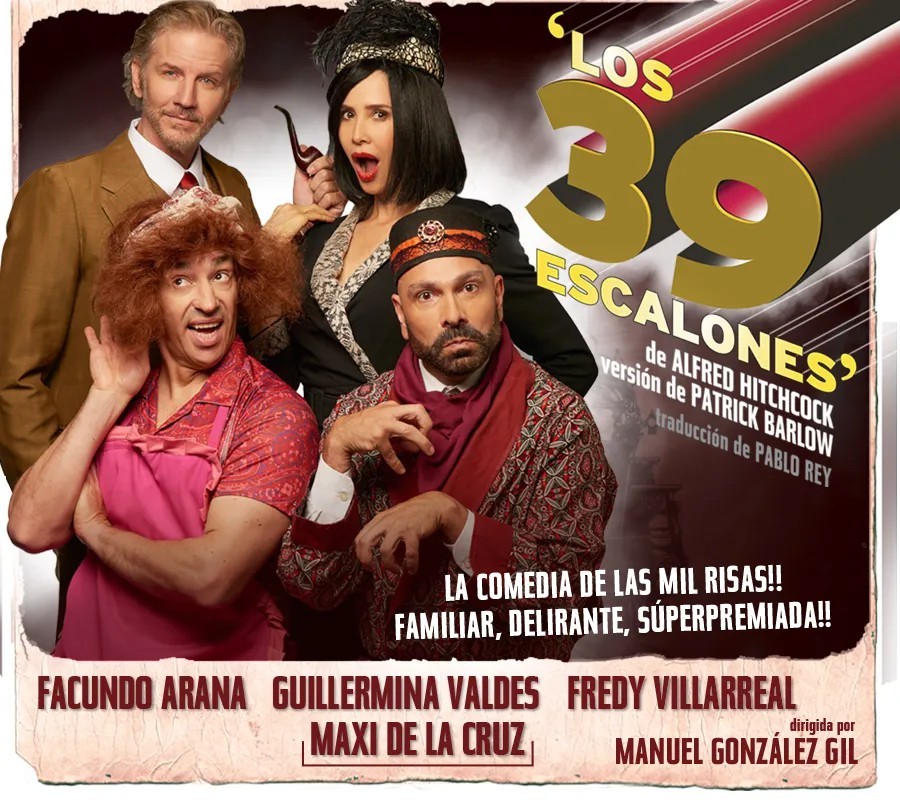 Verano Gurú: "Los 39 Escalones" durante la temporada teatral en Mar del Plata 1 Los_39_Escalones_Teatro_Tronador.jpg