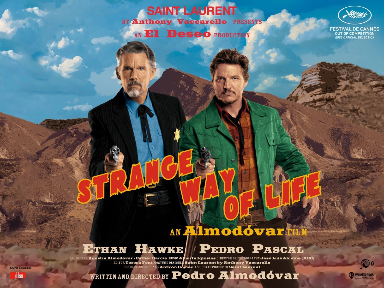 Salió el trailer de "Strange Way of Life", la próxima película de Pedro Almodóvar con Pedro Pascal e Ethan Hawke 1 S532IIADR5GQNLDM45DXGJLAE4.jpeg