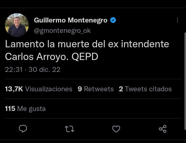 Actores de la política de Mar del Plata se manifestaron en redes sociales por la muerte de Carlos Fernando Arroyo 2 WhatsApp_Image_2022-12-31_at_10.47.19.jpeg