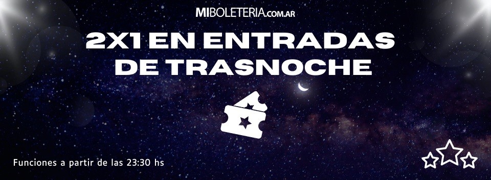 ¿Qué hay en la cartelera de cine en Mar del Plata?: las mejores películas 1 banner2x1trasnoche.jpg