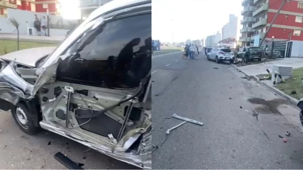 Un camión chocó a varios autos estacionados durante los festejos en Mar del Plata por el título en el Mundial Qatar 2022 1 destrozo-camion-choco-autos-mardelplata.jpg