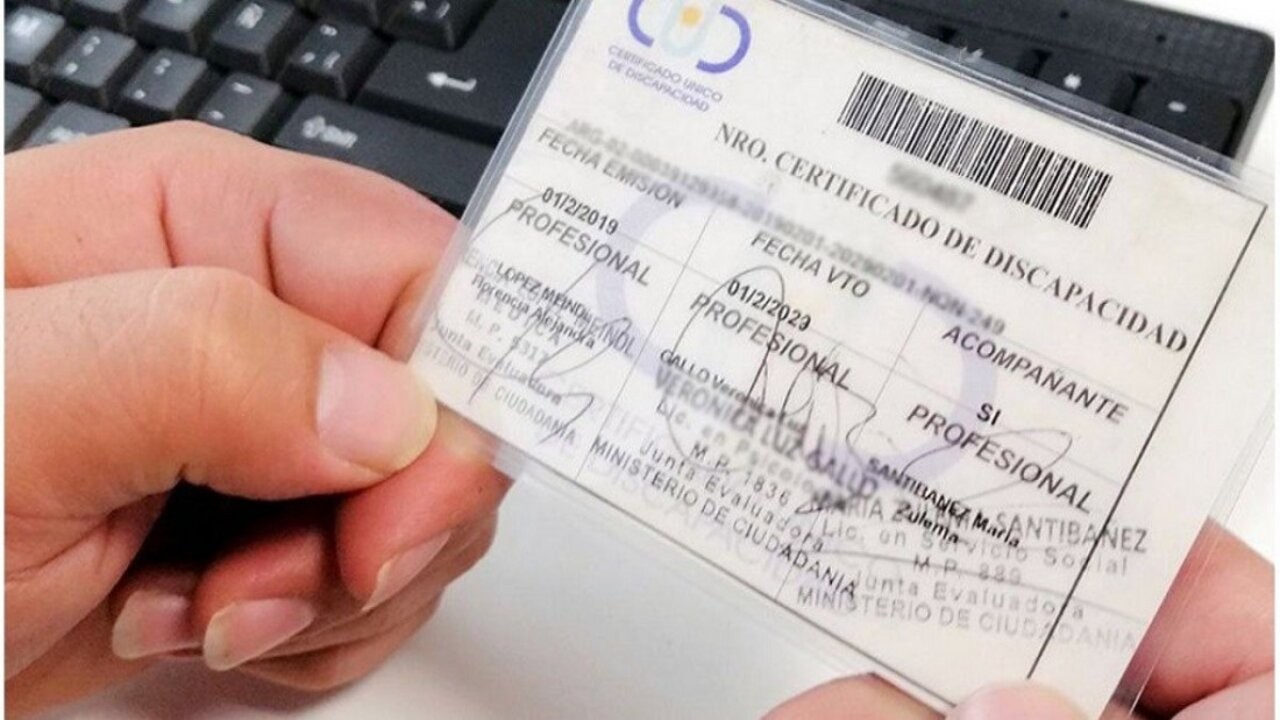 Certificado Único de Discapacidad: el gobierno prorrogó los vencimientos por un año 1 discapacidad_1000_1100_1.jpg