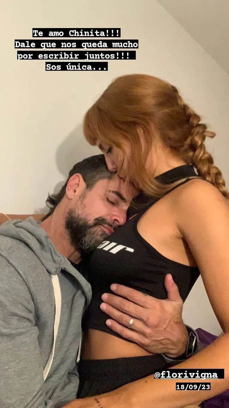 Flor Vigna habló sobre los rumores de embarazo de Luciano Castro: “Somos dos personas enamoradas” 1 historia_luciano_castro.jpg