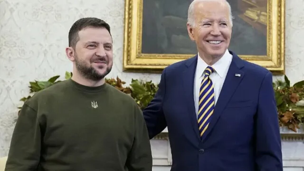 Joe Biden le prometió a Volodimir Zelenski que Ucrania "no estará sola" 1 image_20.png_1025562229.jpg