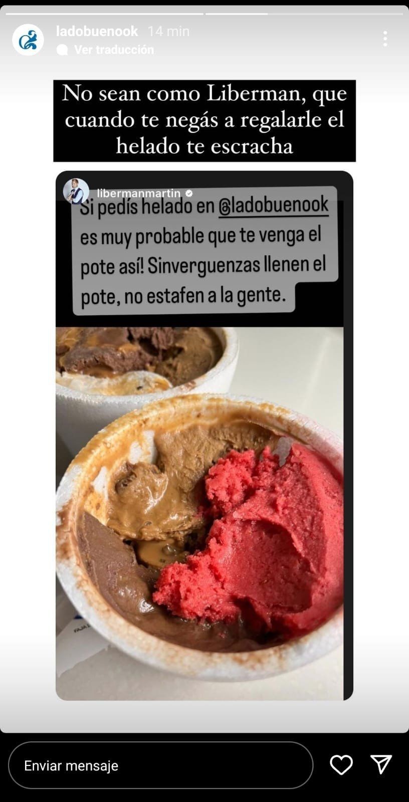 Martin Liberman vuelve a ser tendencia en Twitter por un escrache fallido 1 lado_buenook.jpg