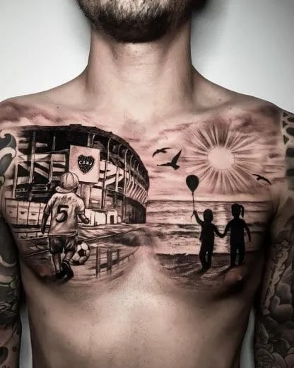 Tras la victoria de Boca, Leandro Paredes se tatuó La Bombonera 1 leandro-paredes_tatu.jpg