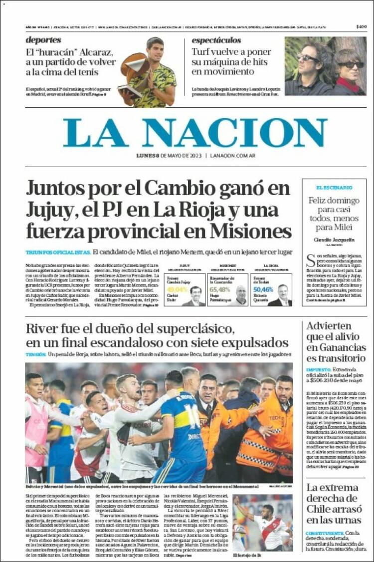 River Plate ganó el Superclásico y así lo reflejaron los principales diarios 1 nacion.750.jpg