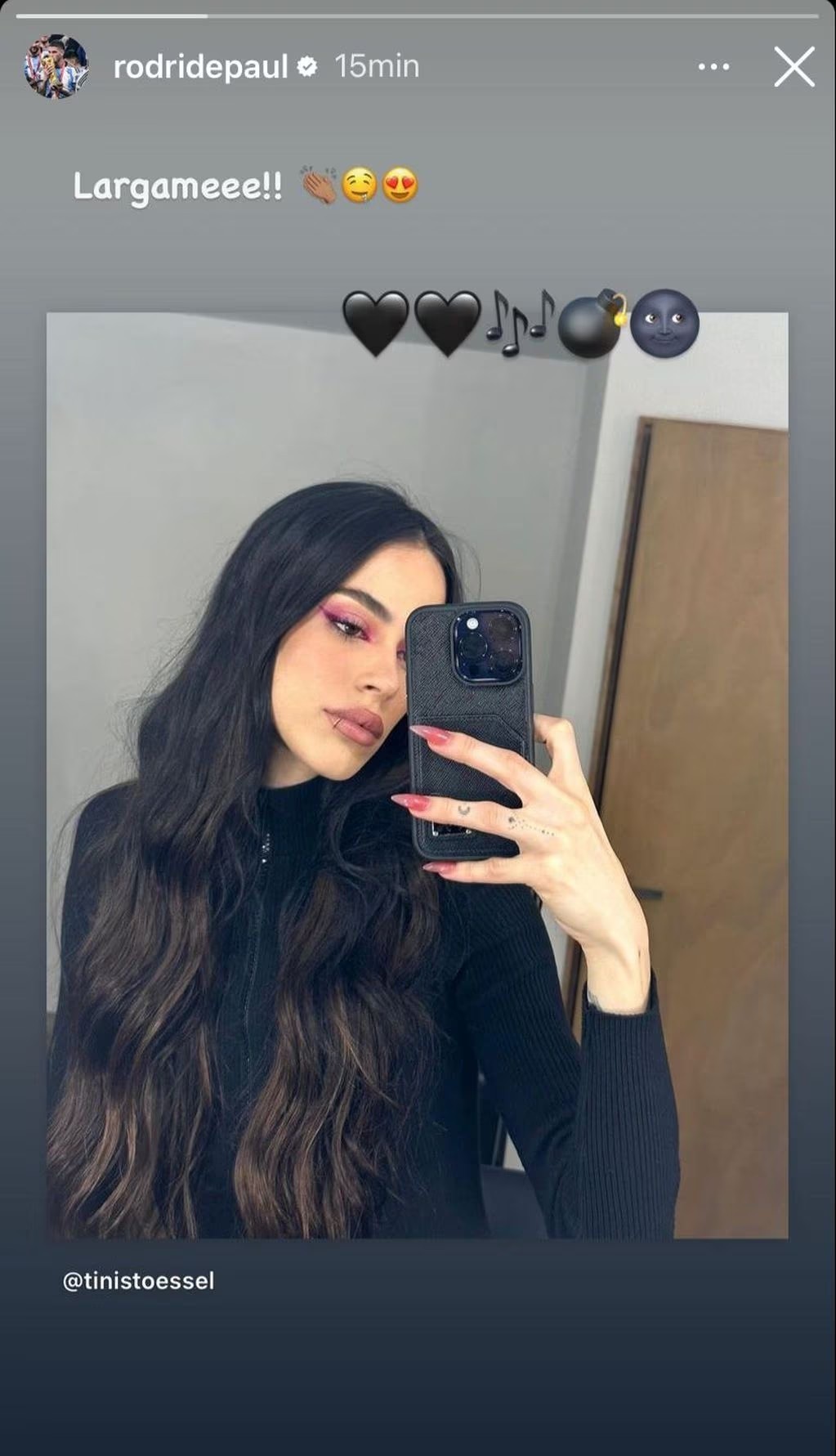 Tini Stoessel sorprendió con un cambio de look: qué dijo Rodrigo de Paul 1 rodrigo-de-paul-tini-story.jpg