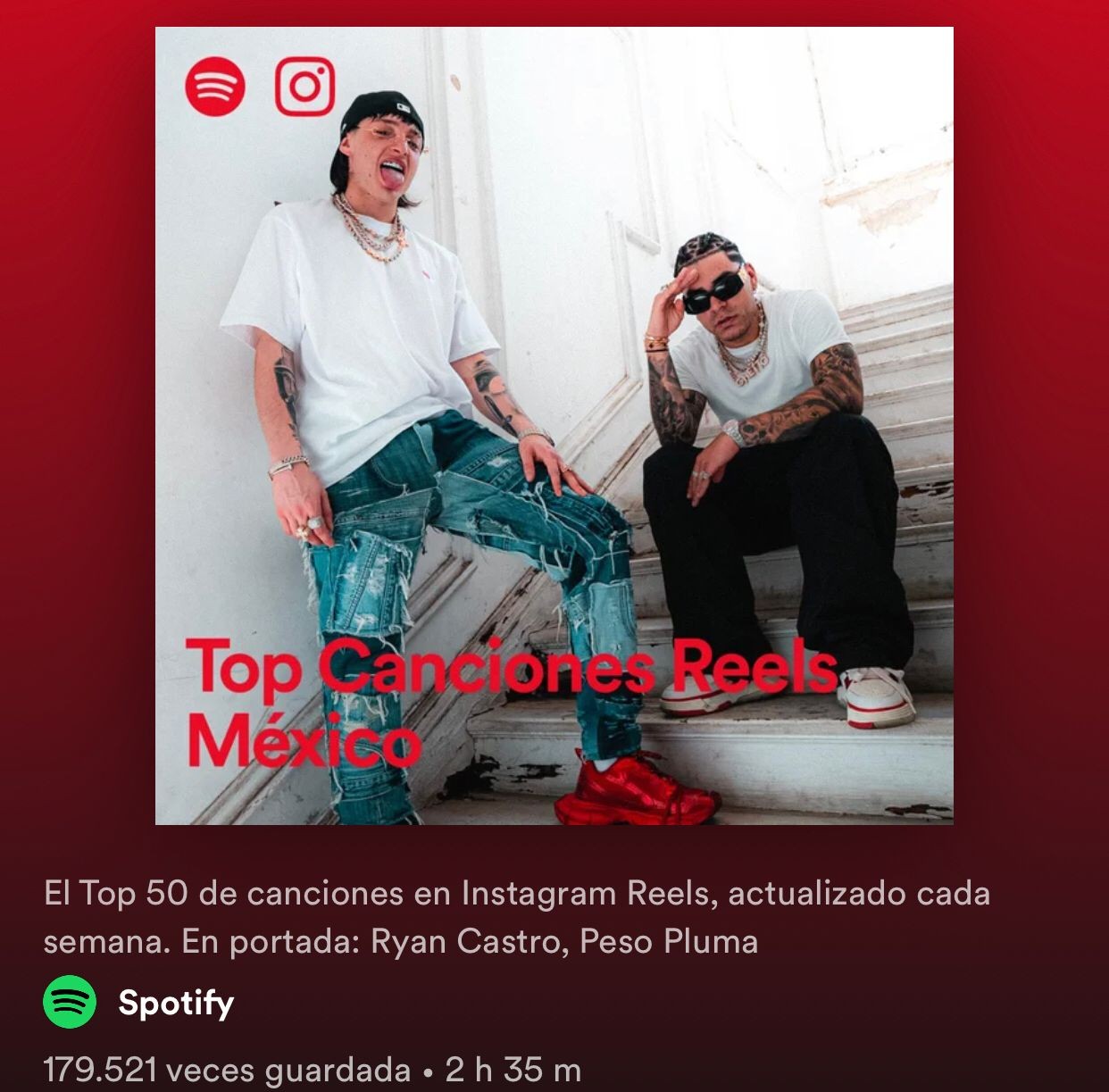 Instagram y Spotify crearán una playlist con las canciones más populares para hacer Reels 1 top_canciones_reels.jpg