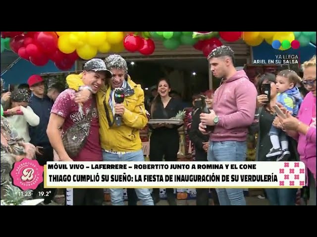 Thiago de Gran Hermano abrió su propia verdulería y dos ex participantes del reality se acercaron a felicitarlo 1 verduleria-thiago-gran-hermano_copy.jpg