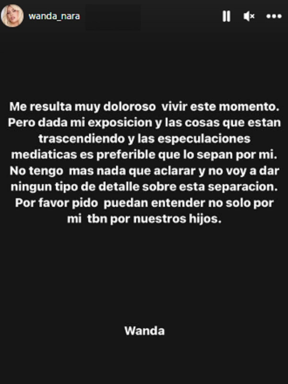 Wanda Nara terminó con los rumores y confirmó que está separada de Mauro Icardi 1 wanda