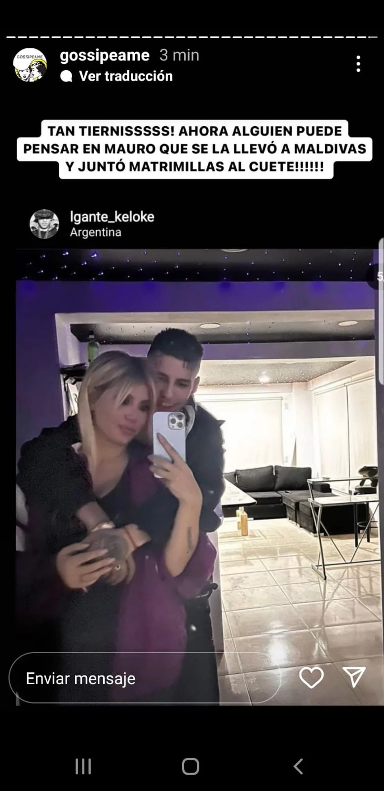 Wanda Nara y L-Gante fueron vistos juntos en un conocido restaurante 1 wanda_1.jpg