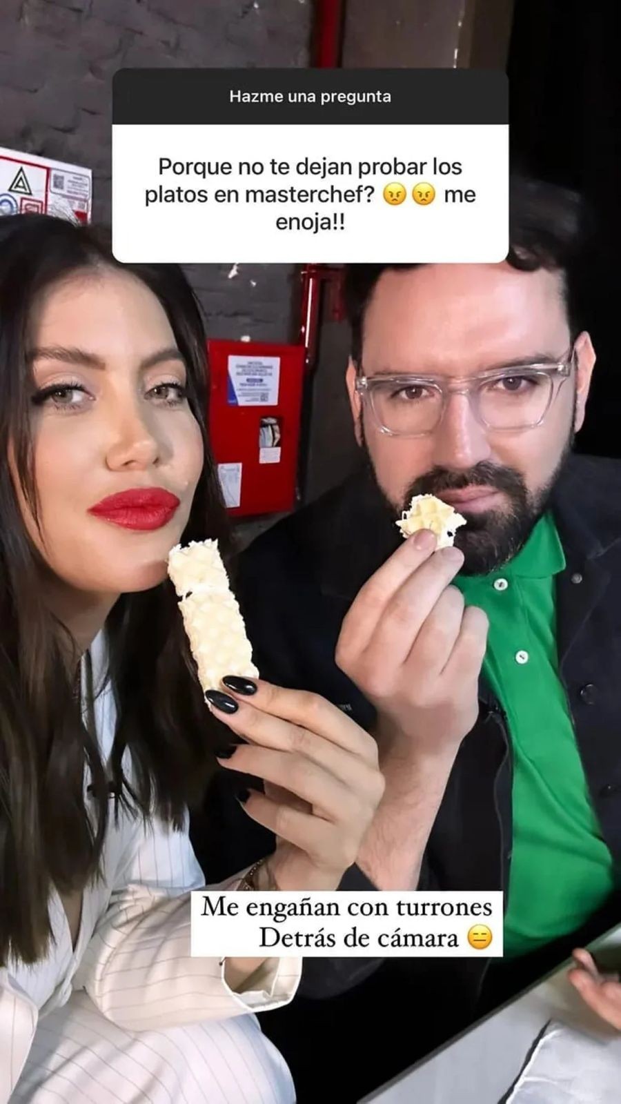Wanda Nara aclaró por qué los jurados de MasterChef no la dejan probar los platos 1 wanda_nara_y_damian_betular.jpg