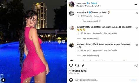 Polémica entre las hermanas Nara: el sorpresivo piropo de Mauro Icardi a Zaira 1 zaira_nara_en_tailandia.jpg